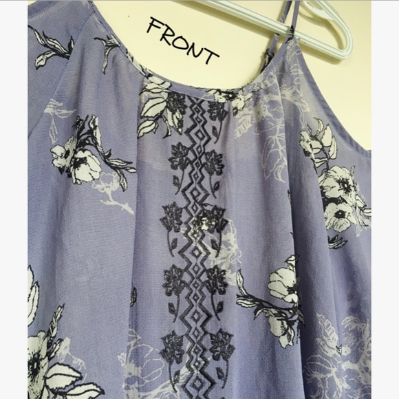 Floral Cold Shoulder Top💜🌼 - Picture 2 of 3